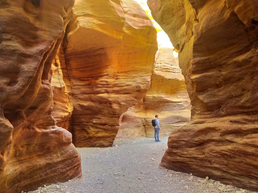From Eilat: Red Canyon Guided Tour - The 4-hour rhythm: jeep pickup, canyon walk, and a viewpoint finish