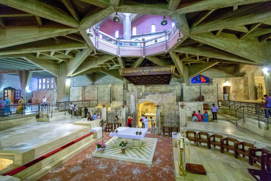 From Tel Aviv: Guided Day Trip to Nazareth & Sea of Galilee - Nazareth first: Annunciation Church and St. Joseph’s Carpentry