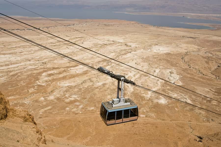 From Tel Aviv: Masada & Dead Sea Full Day Tour with Pick Up - Cable Car Up to Masada’s 1,300-Foot Plateau