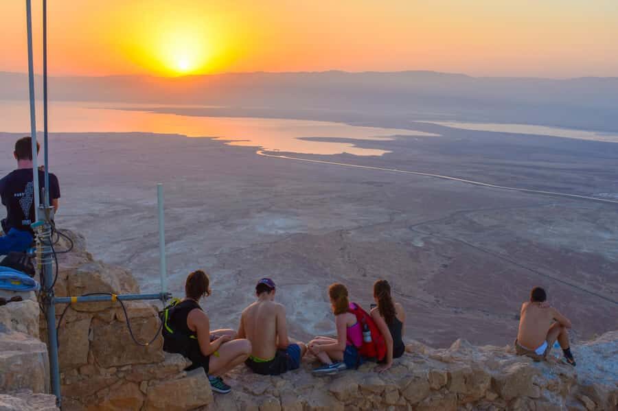 From Tel Aviv: Masada Sunrise, Ein Gedi and Dead Sea Tour - Masada: Cable Car Help, the Fortress Hike, and Predawn Views