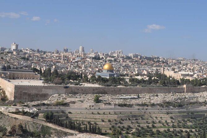 Full-Day Holy City of Jerusalem and Bethlehem Private Guided Tour - Mount of Olives: a viewpoint stop that teaches you how to read the city
