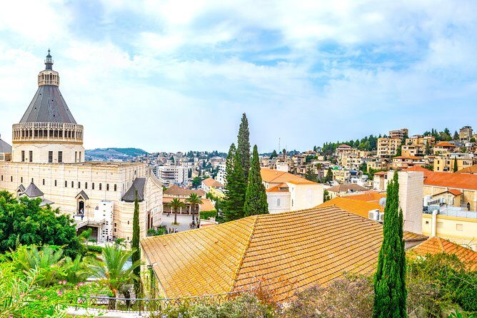 Haifa Shore Excursion: Nazareth and the Galilee - for cruise ship guests only - Church of the Annunciation: The Angel Gabriel Story in Stone and Light