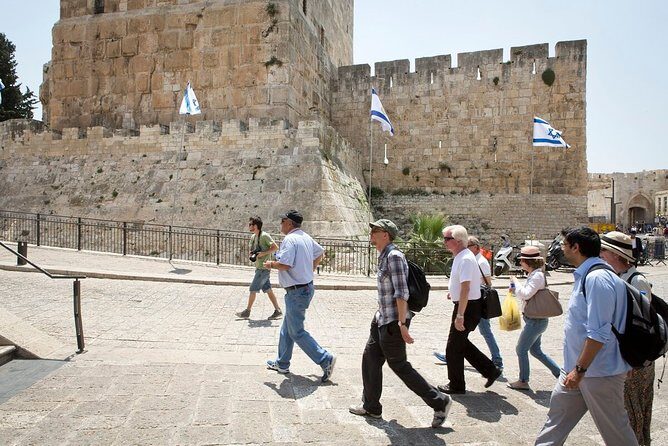Jerusalem and the Dead Sea from Tel Aviv - Walking the Old City route: Jewish Quarter to Western Wall