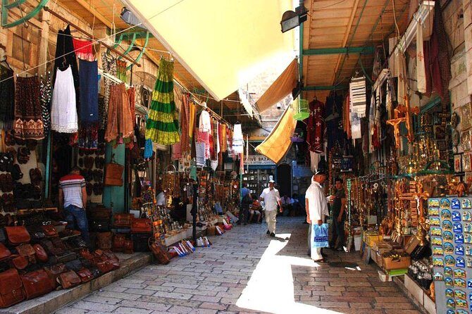 Jerusalem, Bethlehem & Dead Sea - Christian Quarter: Church of the Holy Sepulcher area in a short, guided window