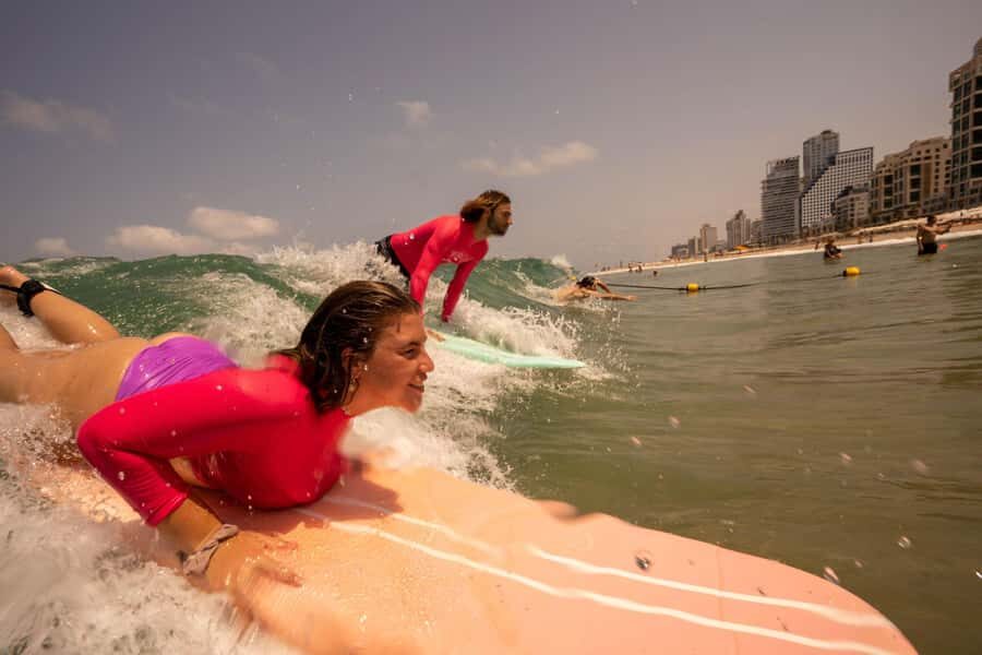 Tel Aviv: Professional Surfing Lessons at Beach Club TLV - Where You Meet the Coach at Beach Club TLV (and Why It’s Easy)