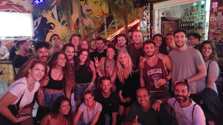 Tel Aviv: Pub Crawl and Nightlife Tour with Shots - Meeting at Chupitos Bar and how the night typically starts