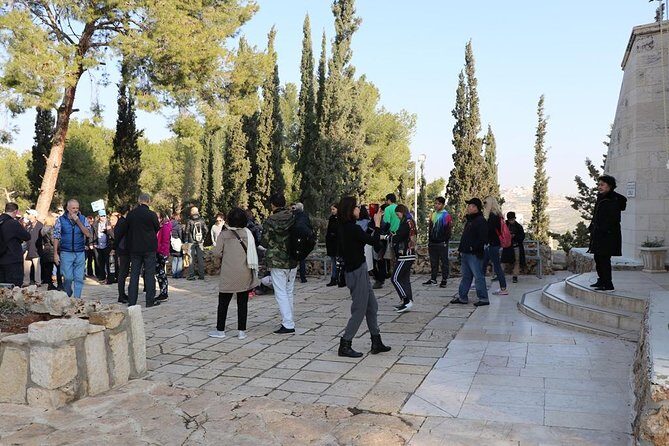 Travel From Jerusalem To Bethlehem and Dead Sea - Daily Group West Bank Tour - Dead Sea time at Niv Medbar Beach: mud fun with a stair reality